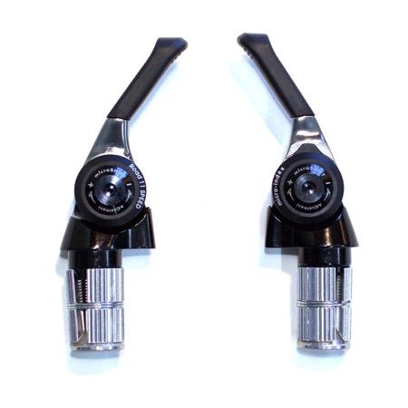パーツ microSHIFT / BS-A11 / Bar End Shifters MicroShift BS-A11 TT Bar End Shifters 2 / 3 x 11 Speed For