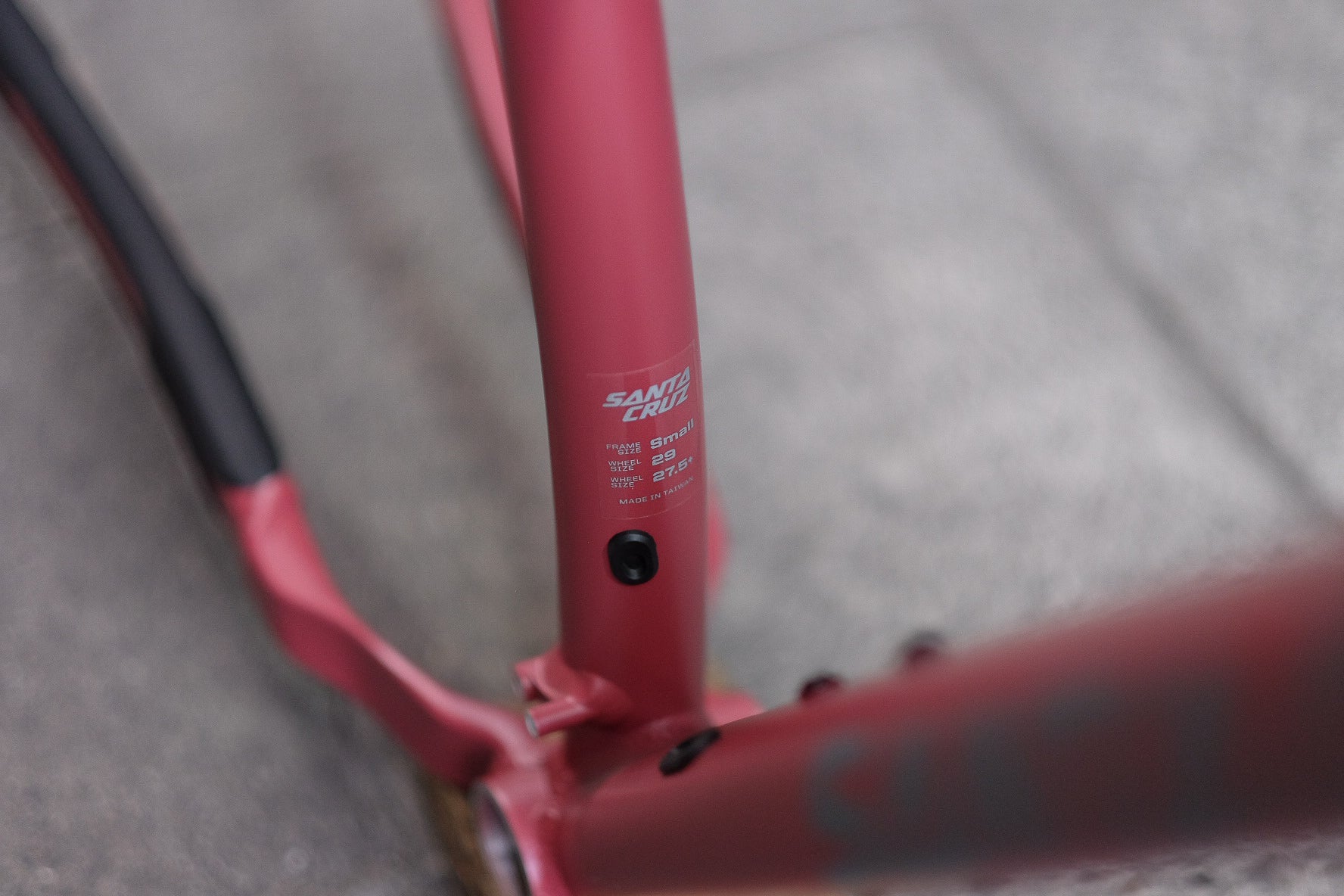 SANTA CRUZ Chameleon AL Frame Fork Set