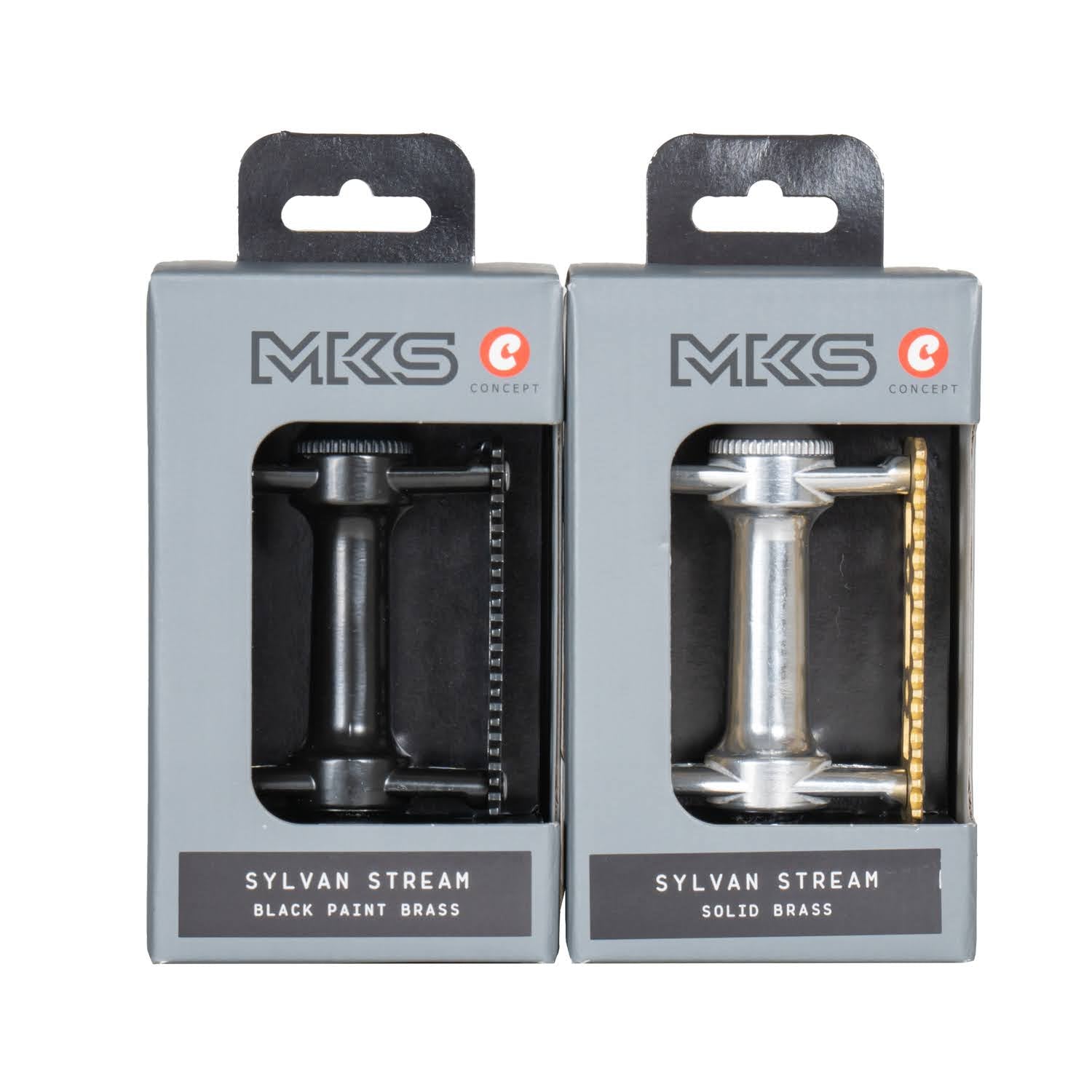 【新品未使用】MKS Sylvan Stream ブラックペイントブラス MKS Sylvan Stream Brass For Circles