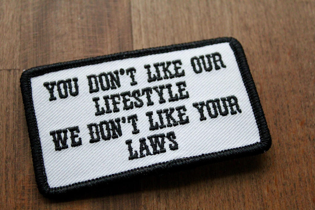 BIKE JERKS You Don't Like Our Lifestyle Patch