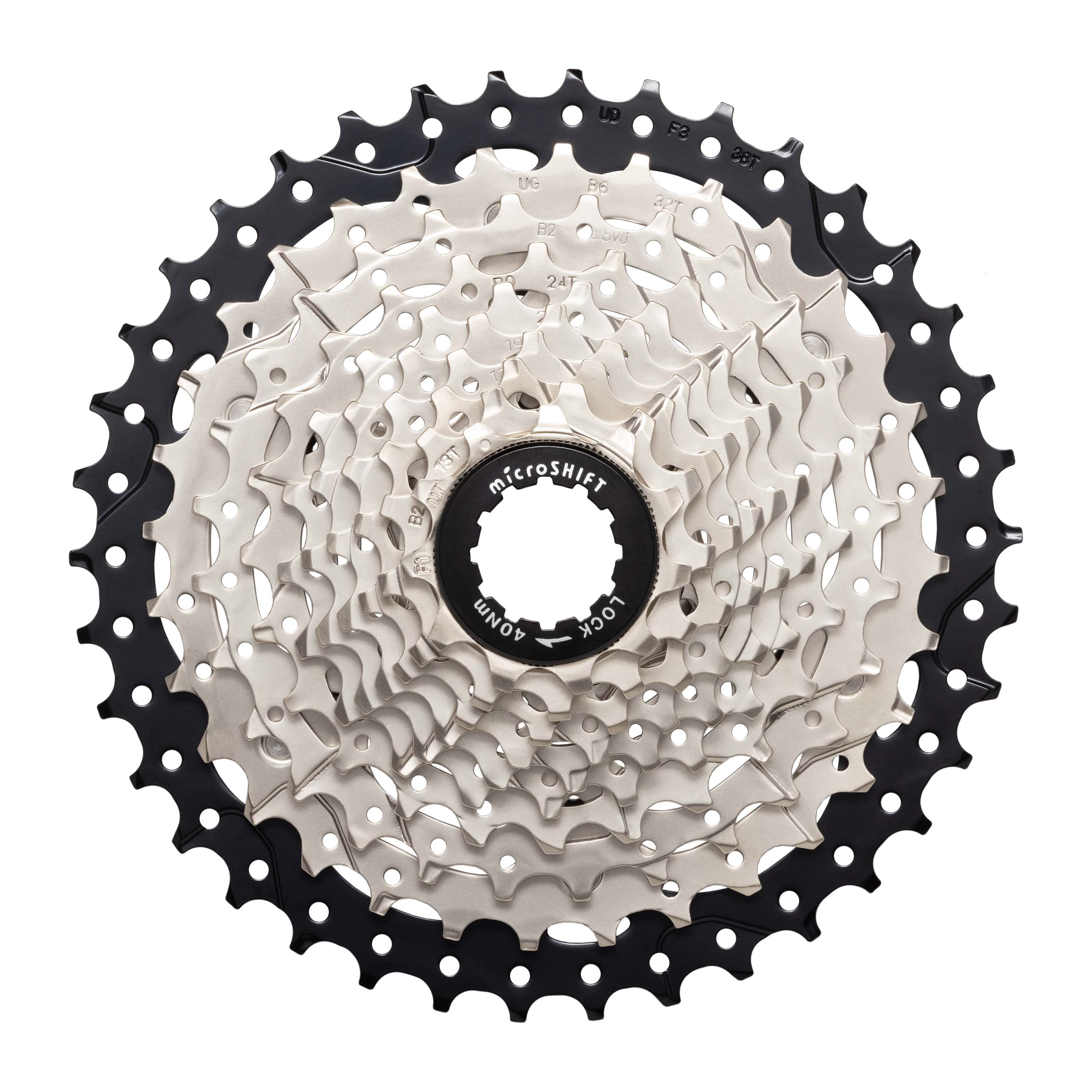 MicroShift Sword Black 1x 42t Crankset - 9/10-Speed JIS
