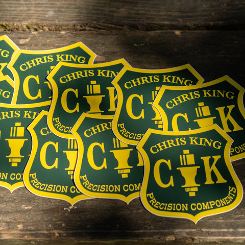 CHRIS KING Trail Badge Sticker