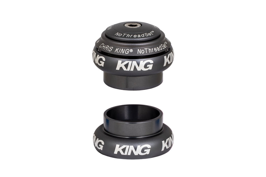 CHRIS KING ヘッドパーツ1-1/8\"OS CHRIS KING* nothreadset 1 1/8 inch (silver) - BLUE LUG