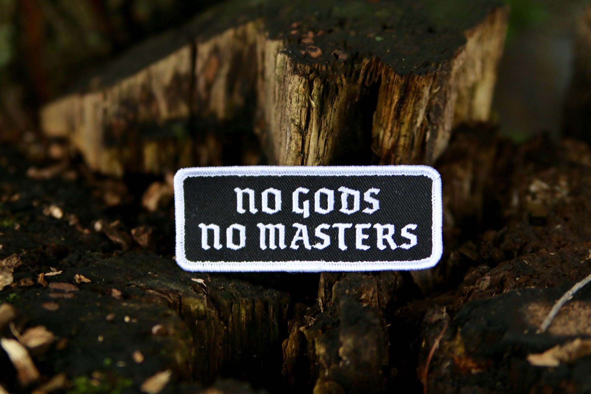 BIKE JERKS No Gods No Masters Patch